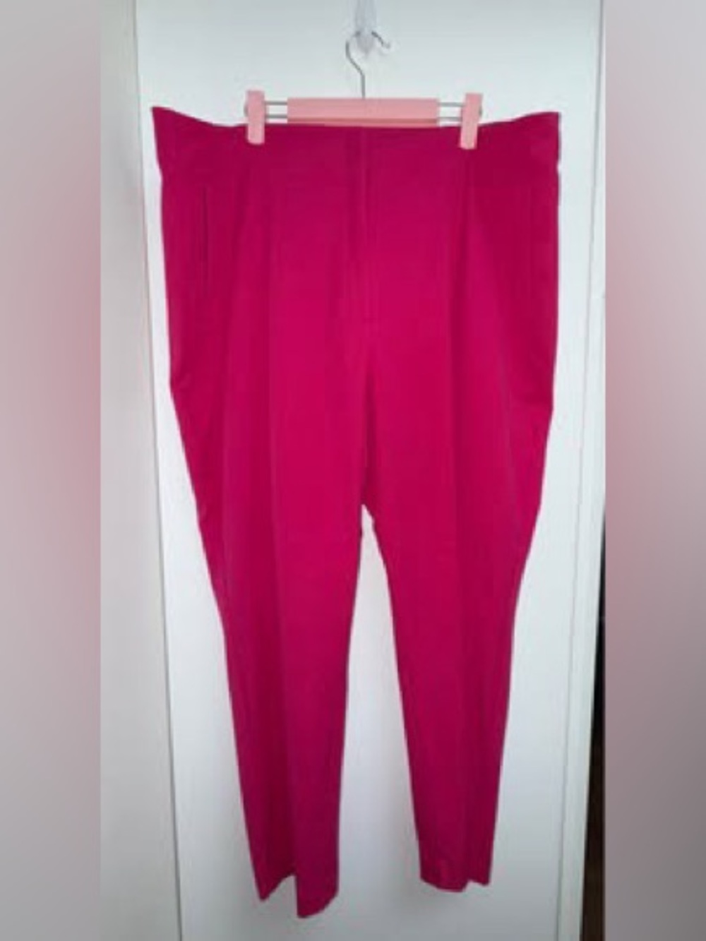 Women's Hot Pink Pixie Ankle Slacks